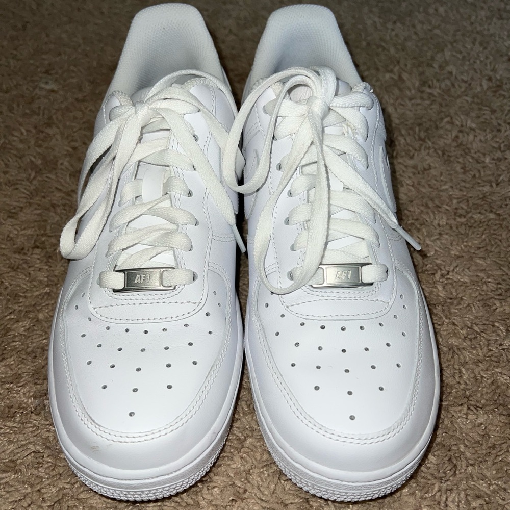 Women’s white Nike air forces